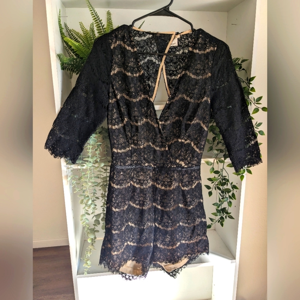 Cute lace romper